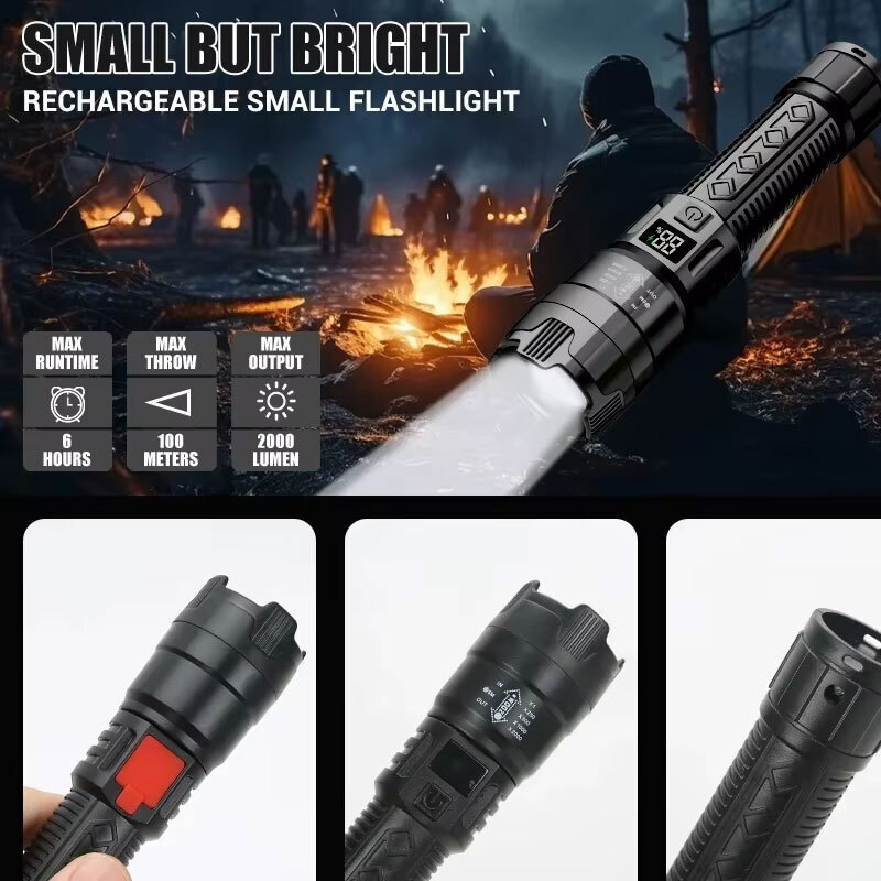 Hoge Sterke LED-zaklampen 2000 - Fishing Light recensie en prijs