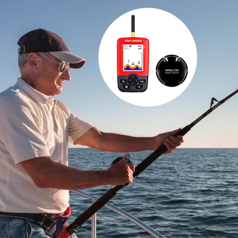 Draagbare dieptemeter met 100M - Fish Finder Portable recensie en prijs